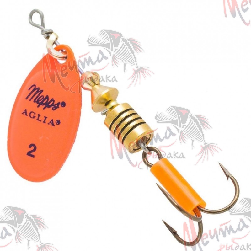 БЛЕСНА "MEPPS" AGLIA 2 #FL ORANGE